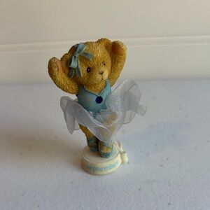 Cherished Teddies September Bear with Blue and White Accents